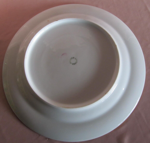 Assiette dessert décoration porcelaine Limoges scène galante d'après Fragonard - Photo 4 sur 4