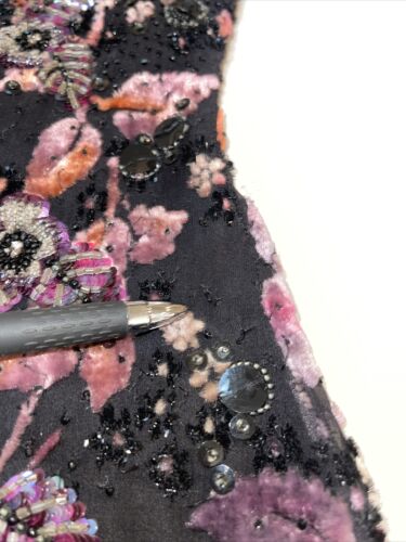 Badgley Mischka Sequin Beaded Embellished Cocktail Dress Size 2 - Picture 8 of 8