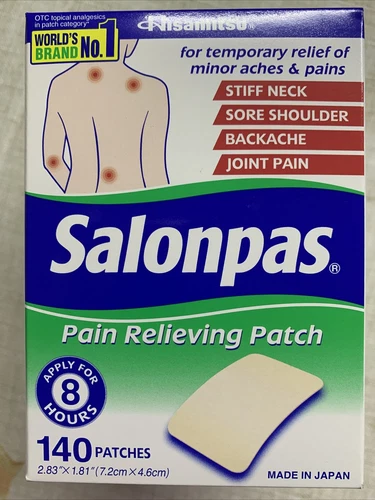 Salonpas Pain Relieving Patch 20/40/60/80/100/120/140 ct Hismitsu