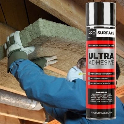 PROSURFACE Industrial High-Temperature Spray Glue for Thermal Insulation 500ml