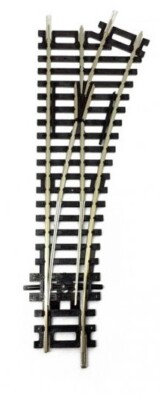PECO HO Code 100 Right Hand No. 2 Radius Turnout ST240