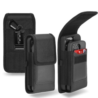 Extra Large Vertical Cellphone Case Cover Waist Carrying Bag Holster Universal