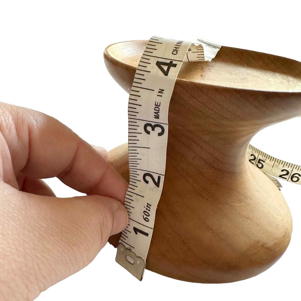 Vintage Candlewood Oregon Myrtlewood Pedestal Candle Holder Brown eBay