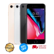 Apple iPhone 8 64GB 128GB Silver Space Gray Unlocked Sprint Screen 4.7" 4G