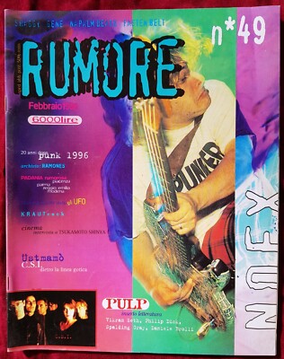 AL238 REVUE RUMORE 1996 49 RAMONES C.S.I. USTMAMò DANIELE BROLLI SPALDING GRAU