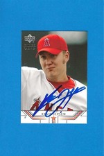 2002 Upper Deck Kevin Jepsen Anaheim Angels Auto On Card Signed Autograph
