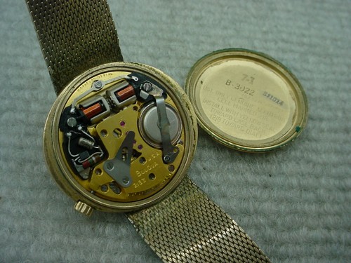 NICE VINTAGE BULOVA ACCUTRON 2183 RUNNING, COPPER DIAL !!!! N1 DATE 1971 - Picture 10 of 10