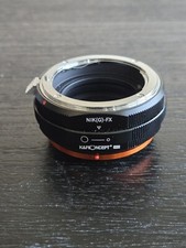 K F High Precision Adapter Pro for Nikon G AI mount lens to Fuji FX Camera
