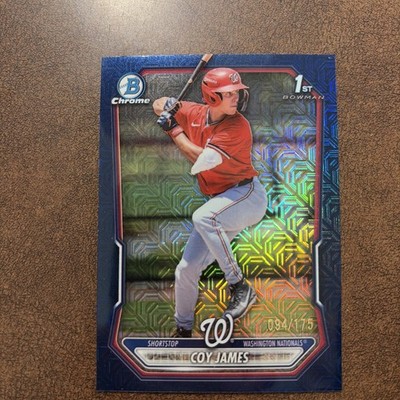 2026 1st Bowman Coy James Chrome Blue Mojo Refractor /175