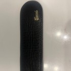 Gucci GG Web Belt Black Leather 80/32 Red Green Stripe Gold Buckle Authentic — photo 4