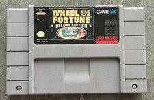 Wheel of Fortune - Deluxe Edition | Game Cartridge Only | Super Nintendo | Fast