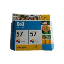 HP 57 Tri Color Ink Cartridge Inkjet Print Cartridge TWIN PACK 05/2007