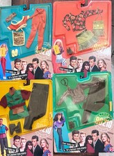 4 BAMBOLE BARBIE MATTEL VINTAGE 1992 BEVERLY HILL 90210 FASHION OUTFIT NUOVE SU CARTONCINO