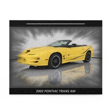 Iconic 2002 Giallo Pontiac Trans Am Convertibile Temp Puzzle (120 pz) -