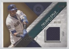 2018 Topps Major League Material Series 2 Gold 44/50 Nelson Cruz #MLM-NR 3y0