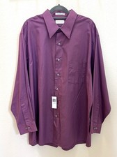 Van Heusen Men  s Long Sleeve Dress Shirt Grappa 17 1/2 32/33 New With Tags