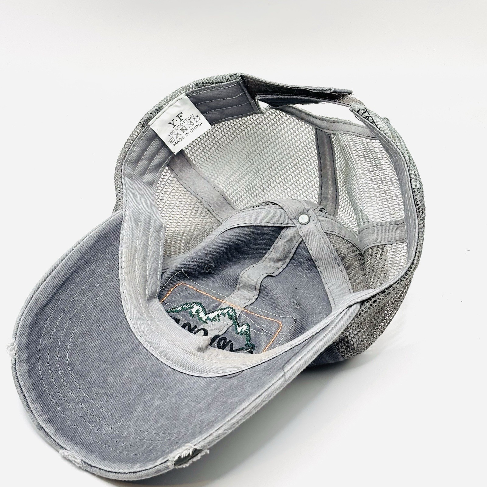 Explorer Patch Vintage Distressed Hat Trucker Cap… - image 5