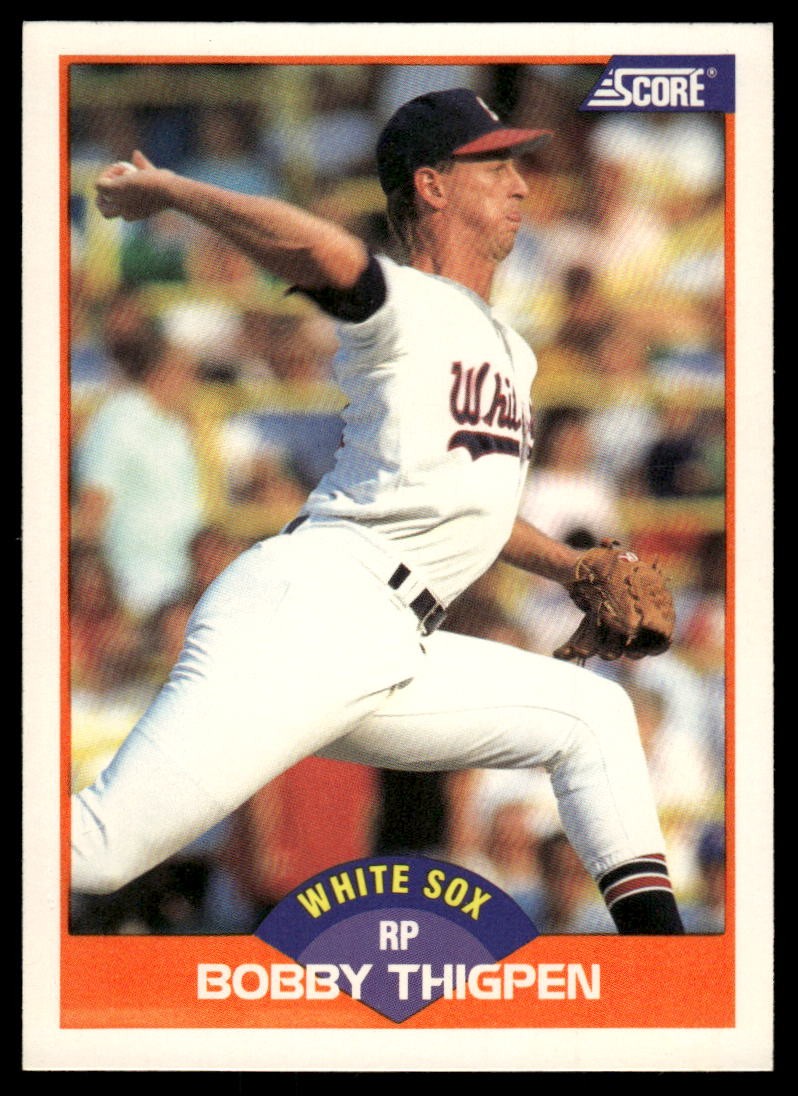 1989 Score #399 Bobby Thigpen