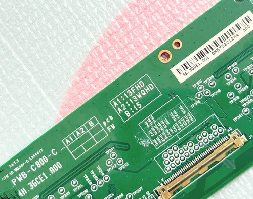 PWB- C-800-C Board (4H.3GCE1.A00) For Wacom DTH-1620 Cintiq Pro 16" Pro. - Bild 4 von 6