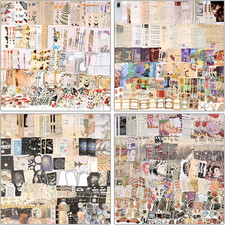 Draupnir 800Pcs Vintage Junk Journal Supplies,Scrapbook Supplies Scrapbooking Pa