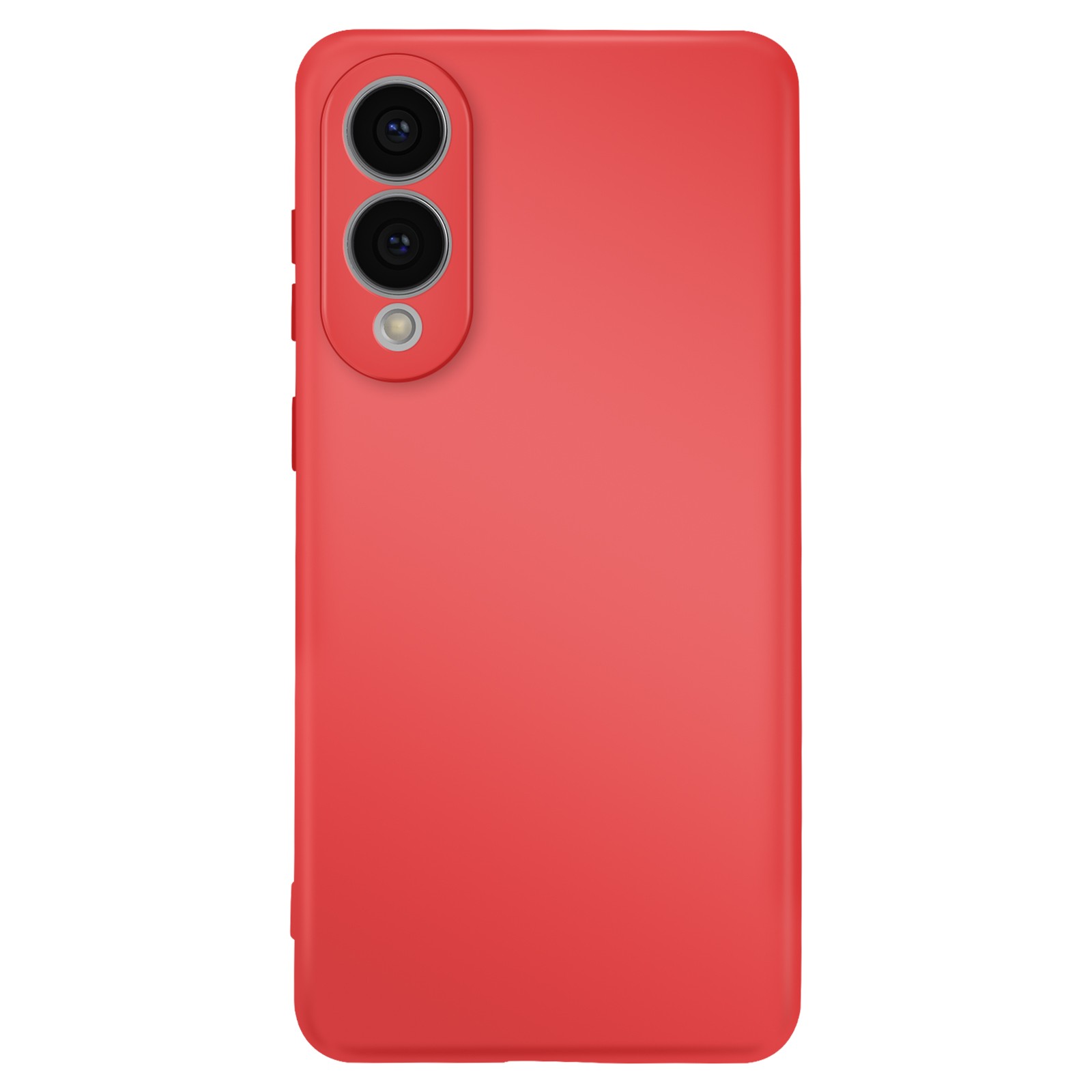 Coque Galaxy S25 Edge silicone rouge Avizar protection antichoc mince