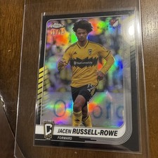 2025 Topps Chrome MLS Jacen Russell-Rowe Black Refractor 10/10  Columbus Crew