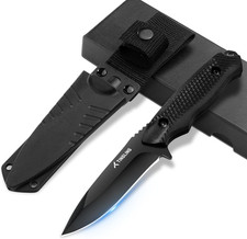 Coltello Sopravvivenza Coltelli Da Caccia: Coltello Campeggio Lama Fissa Con Fod