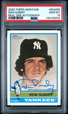 2025 Topps Heritage Ron Guidry Real One Autograph #ROA-RG