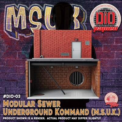 DIO-03 - Modular Sewer Underground Kommand (M.S.U.K.). Ramen Toy