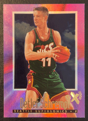 Skybox EX2000 1997 - Detlef Schrempf #69  Seatle Super Sonics Vintage ! ! !