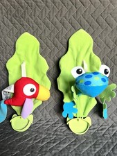 Fisher Price Rainforest Jumperoo Plush Bird Frog Hanging Leaf Toy Replacement