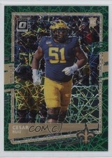 2020 Panini Donruss Optic Rookies Green Velocity Prizm Cesar Ruiz #131 05v0
