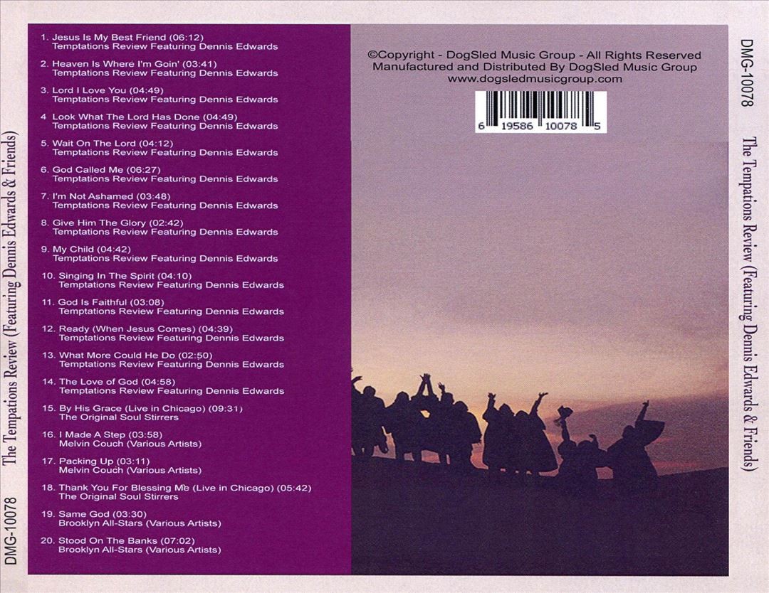 Temptations Review Singing in the Spirit CD Gospel Music