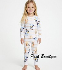 Disney Bluey Pajamas Set Toddler Boy Girl 18M 24M 2T 3T 4T 5T Shirt Pants Cotton