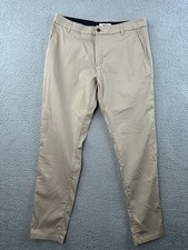 Bird Dogs Chino Pants Men 34x32 31 Beige Cotton Nylon Stretch Slim Tapered Fit