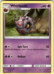 Whirlipede 57/147 Burning Shadows Uncommon