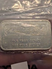Vintage SilverTowne Prospector 1oz .999 Fine Silver Bar Made By Engelhard Ind.