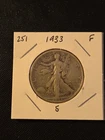 1933-S Walking Liberty Half Dollar In Fine Condition