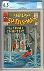 Amazing Spider-Man #33 Very Nice Silver Age Ditko Marvel Comic 1966 CGC 6.5