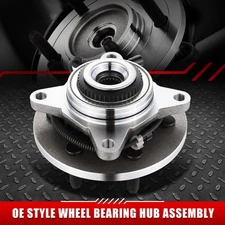 FOR 04-08 F150 LOBO 4WD FRONT LEFT OR RIGHT WHEEL BEARING & HUB ASSEMBLY W/ WSS