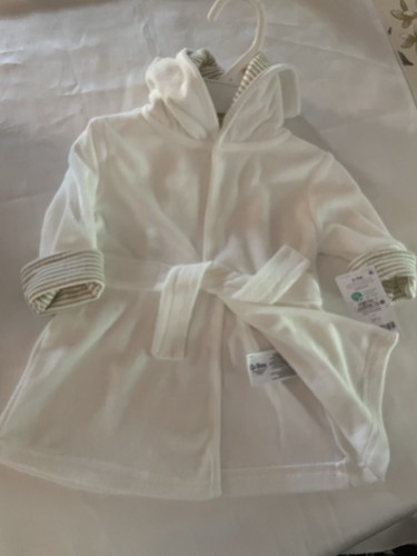 Bata de baño Carter's Baby Piggy nueva con etiquetas - Bronceada y blanca - Talla: 0 a 9 meses Unisex - Imagen 3 de 6