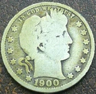 US 1900 Barber Quarter  **