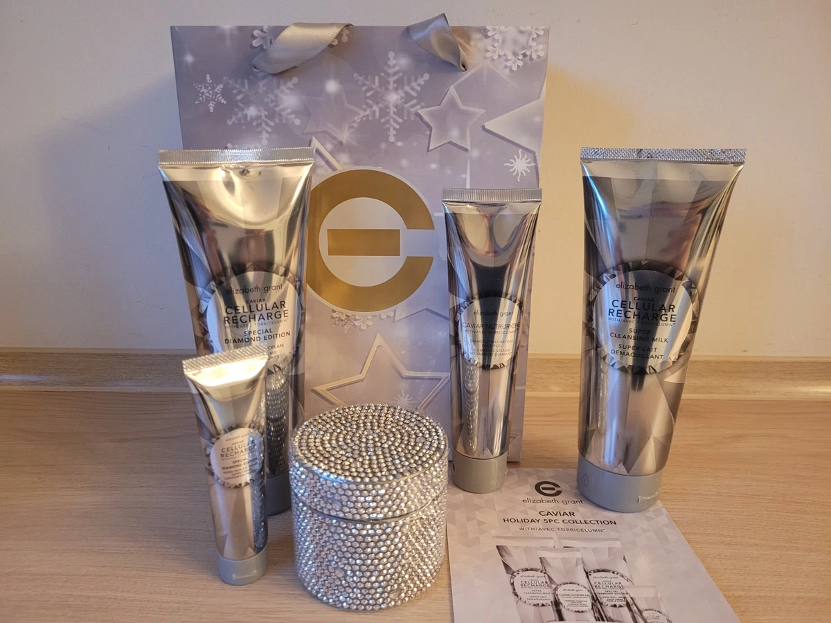 Elizabeth Grant QVC Cavier Diamonds Set Creme Gesicht NEU