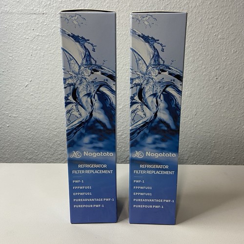 2-pack Nagatata PWF-1 Refrigerator Replacement Filter New Sealed Filter FPPWFU01 - Picture 7 of 7