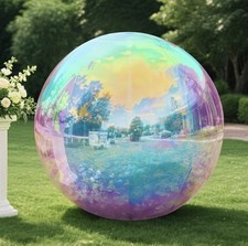 Inflatable Mirror Ball,Reusable Mirror Ball Large Event Decoration PVC Size:1m