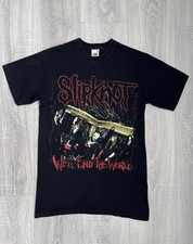 Camiseta Slipknot 2008 "All Hope Is Gone" Gira Mundial Doble Lado Logo Banda S