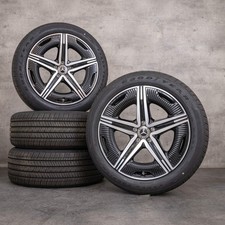 Mercedes EQS Felgen 20 Zoll V297 Sommerräder A2974012300 schwarz glanzgedreht