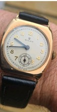 Rare Vintage Art Deco 1930s /1940s 9ct Solid Gold Rolex Mens Dress Watch
