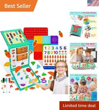 Comprehensive Montessori Magnetic Fraction Tiles - Ideal Gift for Young Learners