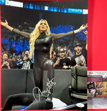 WWE NXT The Queen Charlotte Flair Signed 11x14 Photo Authentic Autograph JSA COA